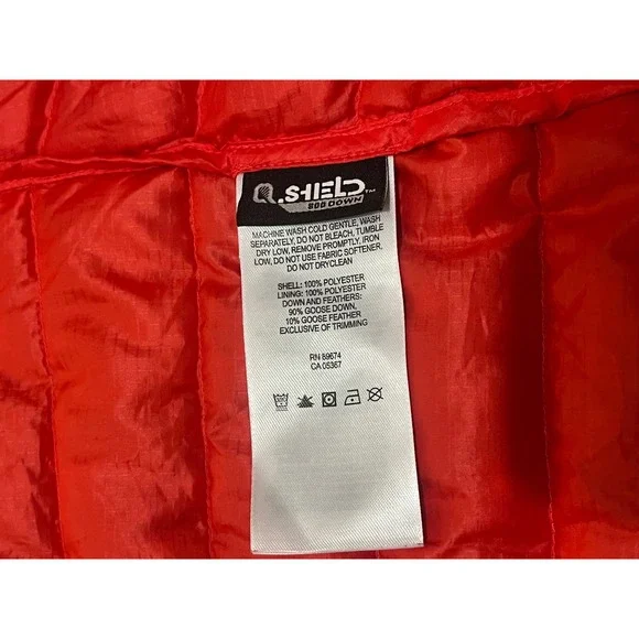 Mountain Hardwear Hooded Down Puffer Jacket Coral Pink Womens Lightweight Medium - Picture 8 of 8